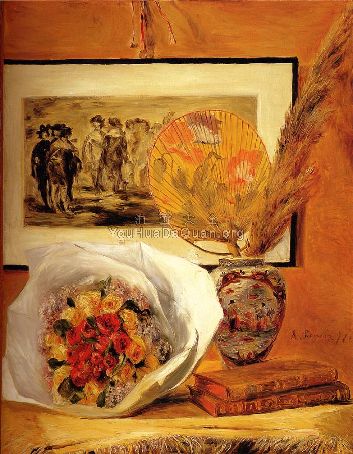 Still Life With Bouquet - 皮埃尔·奥古斯特·雷诺阿